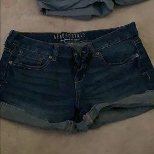 dark blue Jean shorts (aero)
